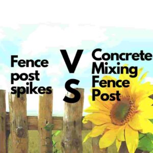 fence post anchors vs concrete