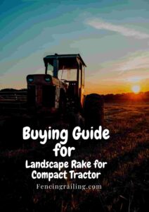 landscape rake for garden tractor
