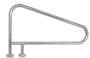 Pool handrails for inground pools