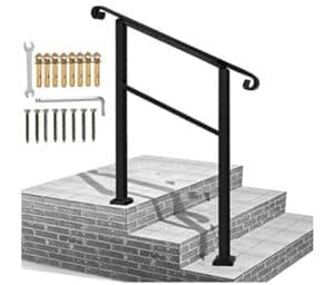 free standing handrails for steps