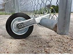 chain link fence gate wheels